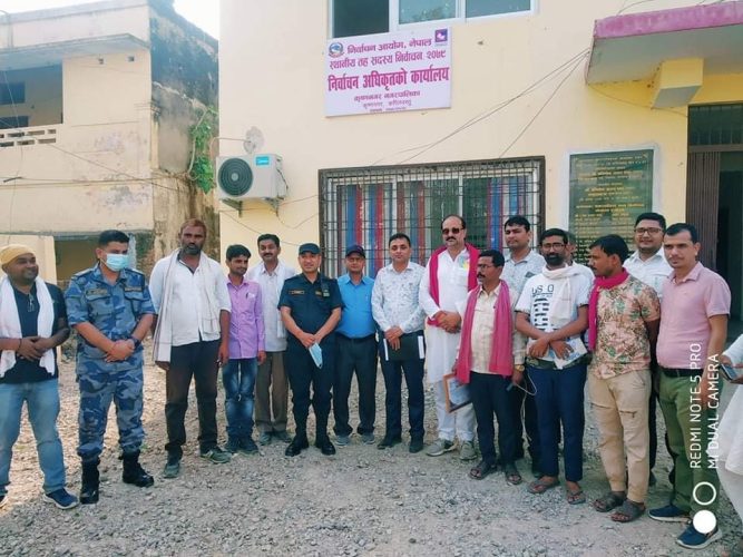 कपिलवस्तुको कृष्णनगरमा निर्वाचन अधिकृतको कार्यालय स्थापना