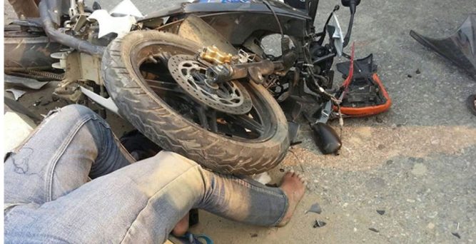 नवलपुरमा सवारी दुर्घटना हुदा एकजनाको मृत्यु