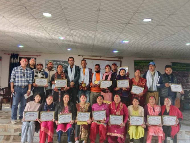 पाँच  दिने प्रभावकारी भाषणकला तथा प्रस्तुतिकरण तालिम सम्पन्न