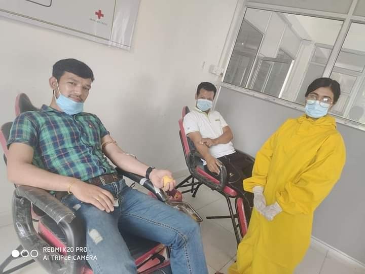 महामारीमा सत्कर्म: भानु युथ एकेडेमिका युवाहरुले गरे रक्तदान