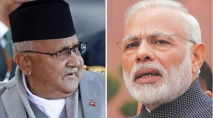 ओली र  मोदीबीच टेलिफोन वार्ता