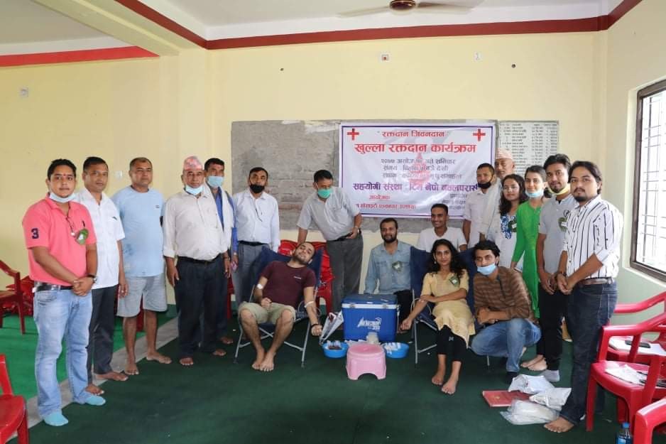 टिम नेपो नवलपरासीद्वारा रक्तदान कार्यक्रम सप्पन्न