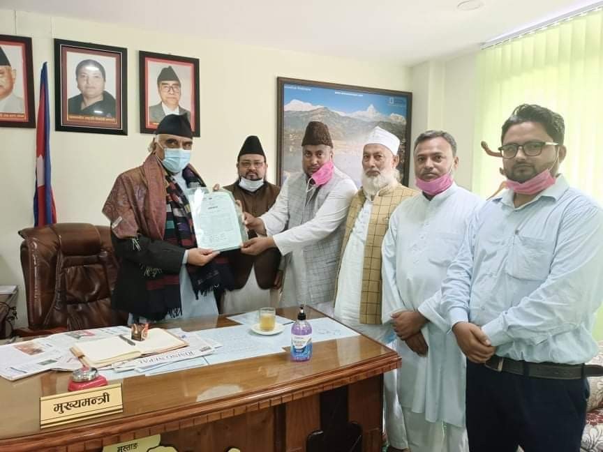 मदरसा बोर्ड छिटो गठन गर्ने  गण्डकी प्रदेशका मुख्यमंत्रीको आश्वाशन