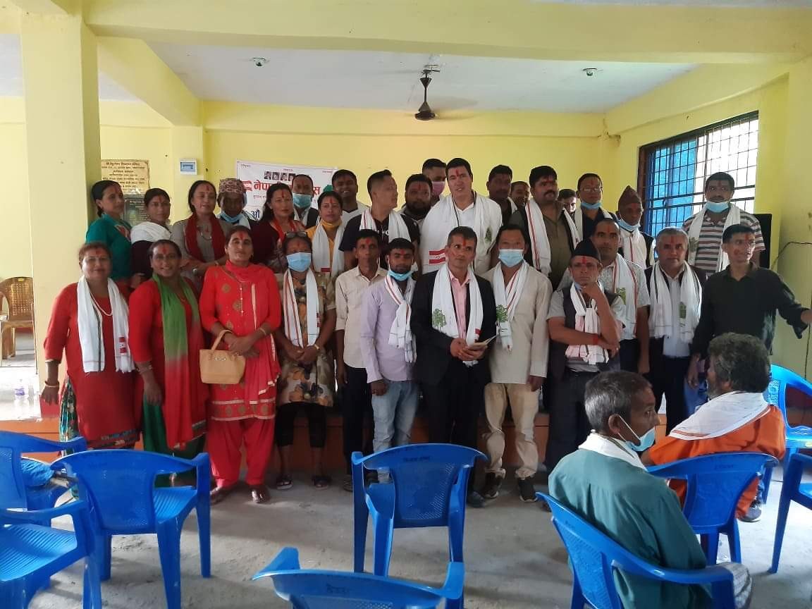 नेपाली कांग्रेस सुनवल १३ को सभापतिमा सोभाकर पाण्डे निर्विरोध निर्वाचित